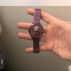 Michael Kors Purple Watch with Gold Accents